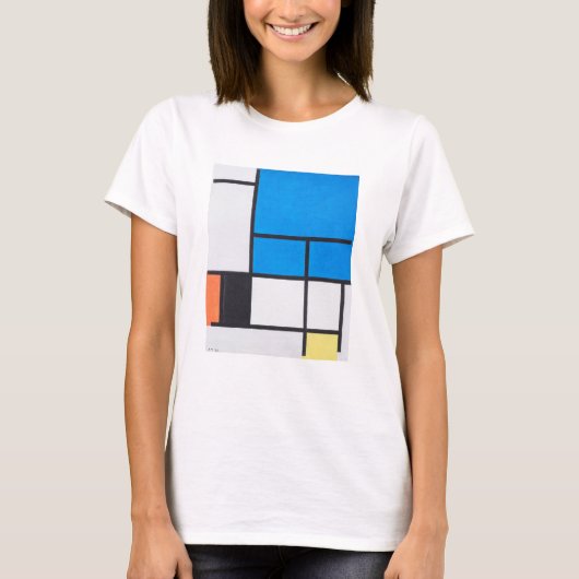 T-SHIRT: PIET MONDRIAN T-SHIRT (Voorkant)