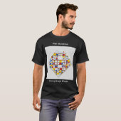 T-shirt Piet Mondrian Victory Boogie Woogie (Devant entier)