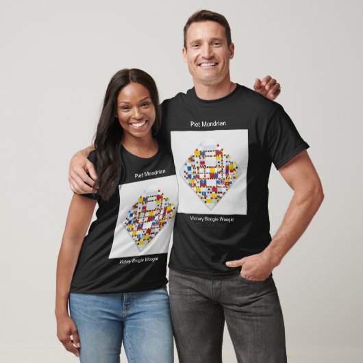 T-shirt Piet Mondrian Victory Boogie Woogie (Unisexe)