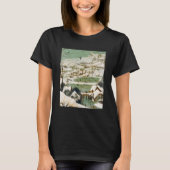 T-shirt Pieter Bruegel L'Ancien Les Chasseurs dans la neig (Devant)