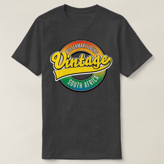 T-shirt Pietermaritzburg Afrique du Sud (Design devant)