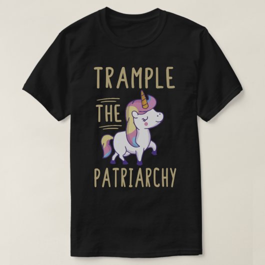 T-shirt Piétiner Le Patriarcat, Feminista, Smash Le Patri (Design devant)