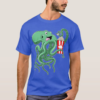 T-shirt Pieuvre avec Popcorn