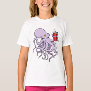 T-shirt Pieuvre avec tasse à boire