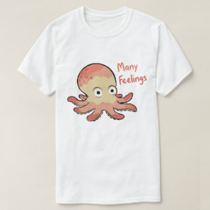 T-shirt Pieuvre Beaucoup de Sentiments