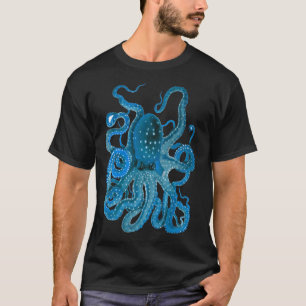 T-shirt Pieuvre bleue