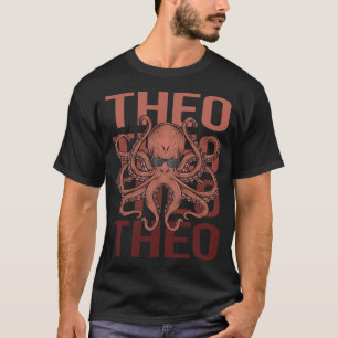 T-shirt Pieuvre drôle - Theo Name