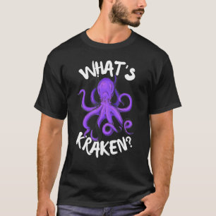 T-shirt Pieuvre géante drôle Qu'est-ce que Kraken Mer Océa