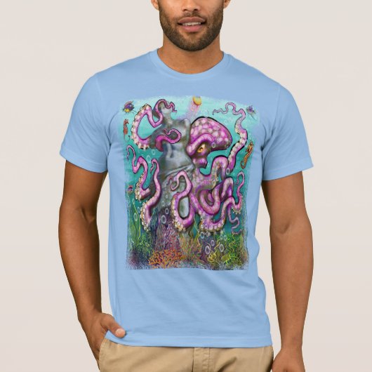 T-Shirt Pieuvre Obsessive (Devant)