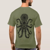 T-shirt Pieuvre Tribal Avant/Arrière (Dos)