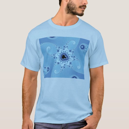 T-Shirt Pieuvres Bleues (Devant)