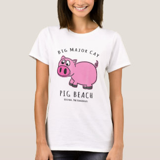 T-shirt Pig Beach Island, Exuma, Bahamas - Big Major Cay