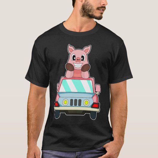 T-shirt Pig Car (Devant)
