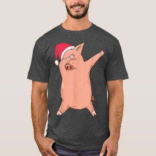 T-shirt Pig Dabbing Dab Dance Christmas Piglet