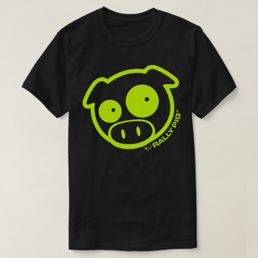 T-shirt Pig de rallye (Design devant)