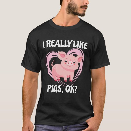 T-shirt Pig Farm Bacon Pink Piggy 2 (Devant)