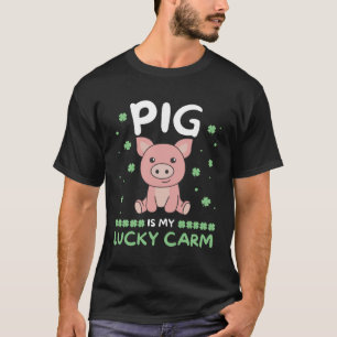 T-shirt Pig is My Lucky Carm Shamrock St Patrick's Day Pig