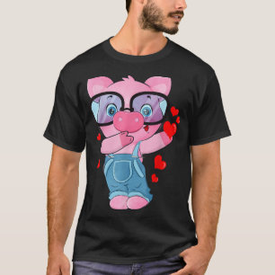 T-shirt Pig is Valentine Funny Cute Heart dating Valentine