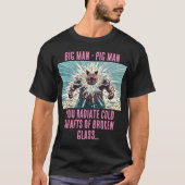T-shirt Pig Man Glass Shafs Rock (Devant)