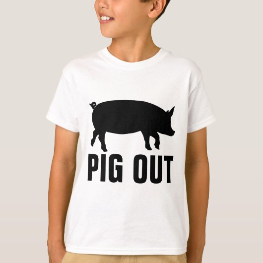 T-shirt PIG OUT (Devant)