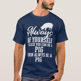 T-shirt Pig Pigs Farm Animal Premium 4676 