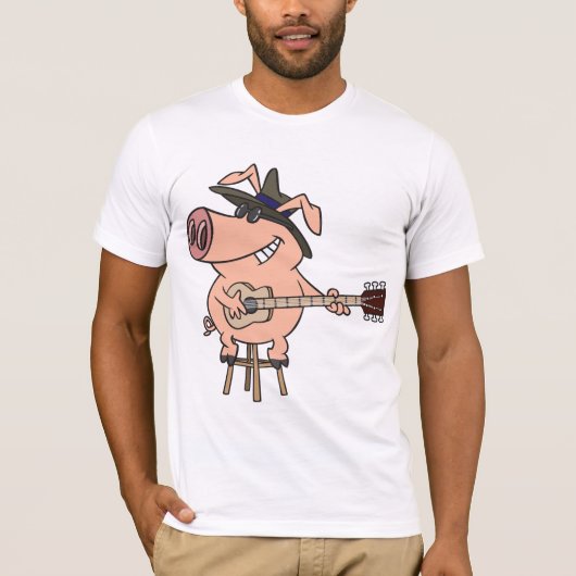 T-shirt Pig Playing (Devant)