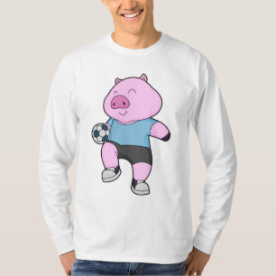 T-shirt Pig Soccer joueur Soccer