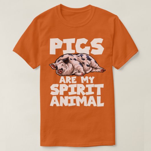 T-shirt Pig Spirit Animal (Design devant)