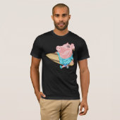 T-shirt Pig surfer (Devant entier)