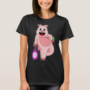 T-shirt Pig Tennis Tennis Raquette Sports
