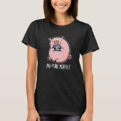 T-shirt Pig-ture Perfect Funny Photography Pig Pun Pig Dar (Devant)