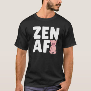 T-shirt Pig Yoga Méditer Zen AF Zen