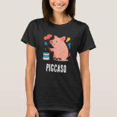 T-shirt Pigcaso drôle (Devant)