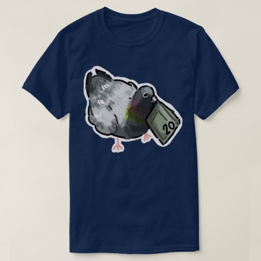 T-shirt Pigeon 2 (Design devant)