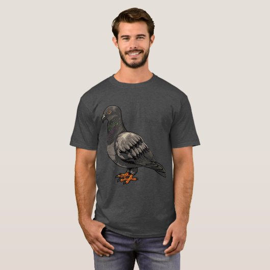 T-shirt Pigeon (2) (Devant entier)