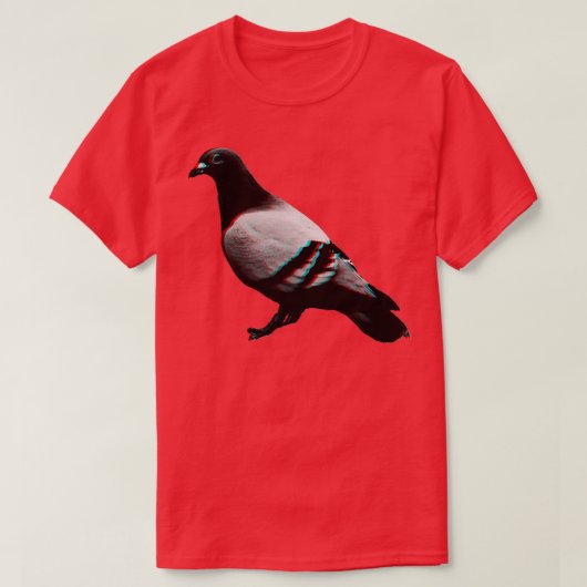 T-shirt Pigeon 3D (Design devant)