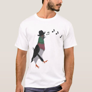 T-shirt Pigeon À Propos De La Ville Drôle  