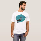 T-shirt Pigeon Avec Vue (Devant entier)