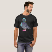 T-shirt pigeon beau (Devant entier)