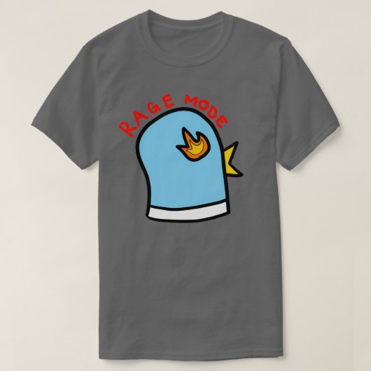 T-shirt Pigeon bleu mode Rage (Design devant)