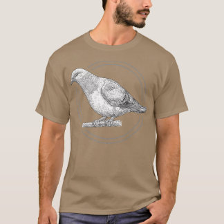T-shirt Pigeon cadeau Oiseau sauvage