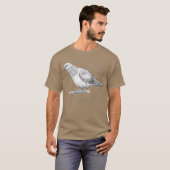 T-shirt Pigeon cadeau Oiseau sauvage (Devant entier)