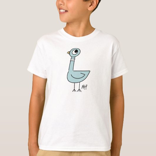 T-shirt Pigeon Classic Kids White (Devant)
