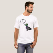 T-shirt Pigeon d'acide carboxylique (Devant entier)