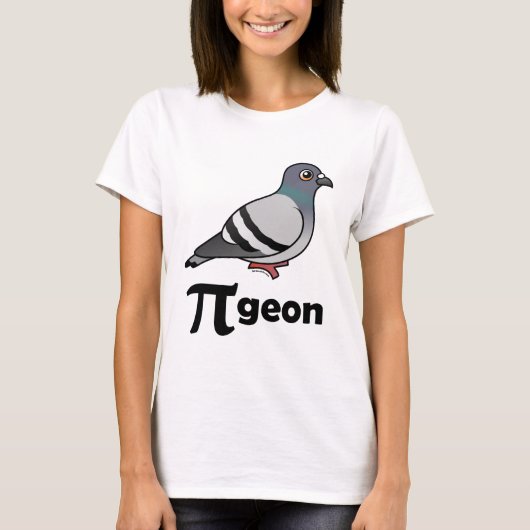 T-shirt Pigeon de Birdorable/pigeon pi (Devant)