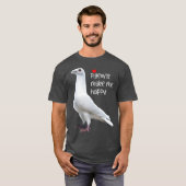 T-shirt Pigeon dragon (Devant entier)