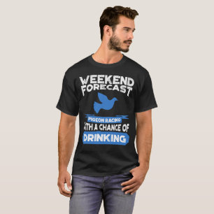 T-shirt Pigeon drôle emballant la chemise