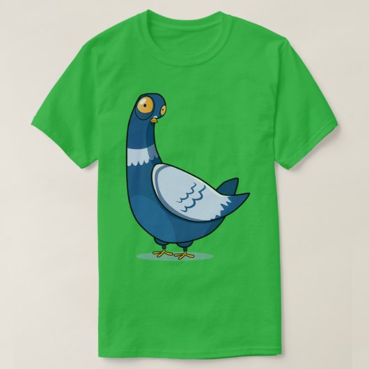 T-shirt Pigeon effrayé (Design devant)