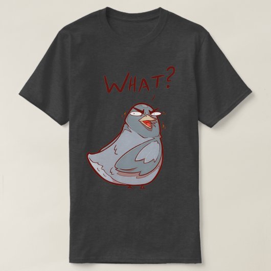 T-shirt Pigeon en colère 6 (Design devant)