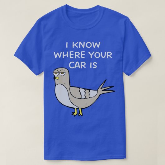 T-shirt Pigeon en colère 9 (Design devant)
